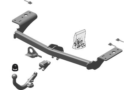 CHRYSLER 300 C (LX)  Detachable towbar  Wiring Harness Included