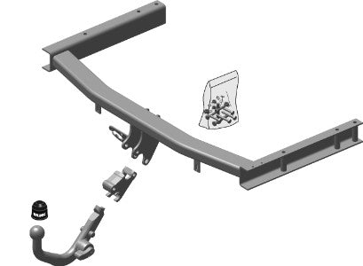 AUDI A4 Convertible (8H7, B6, 8HE, B7)  Detachable towbar  Wiring Harness Included