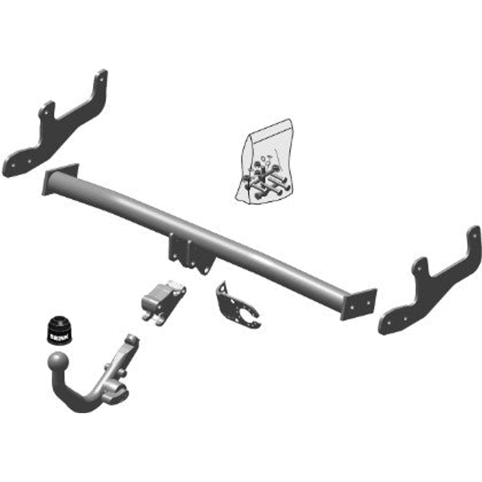 Renault Clio III (BR0/1, CR0/1) Detachable Towbar Wiring Harness Included (2005-2012)