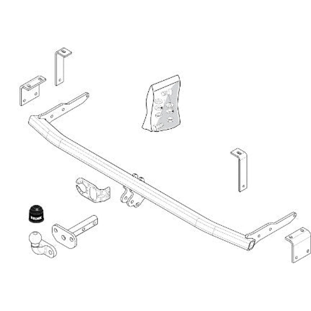 Renault Kangoo / Kangoo Express (Fw/Kw) Flanged Ball Towbar Wiring Harness Included (2008-2021)
