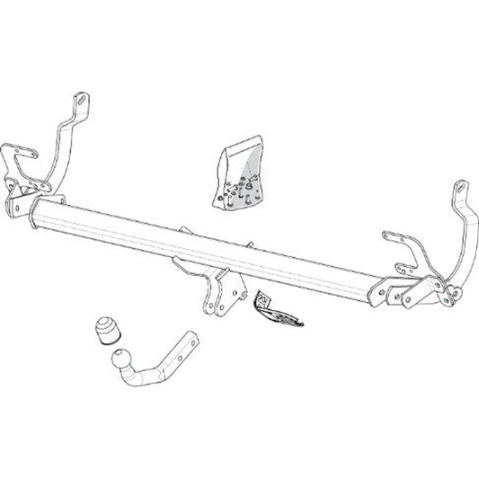 Citroen C5 II (Rd_Td) Brink Swan Neck (Fixed) Wiring Harness Included (2008-Current)
