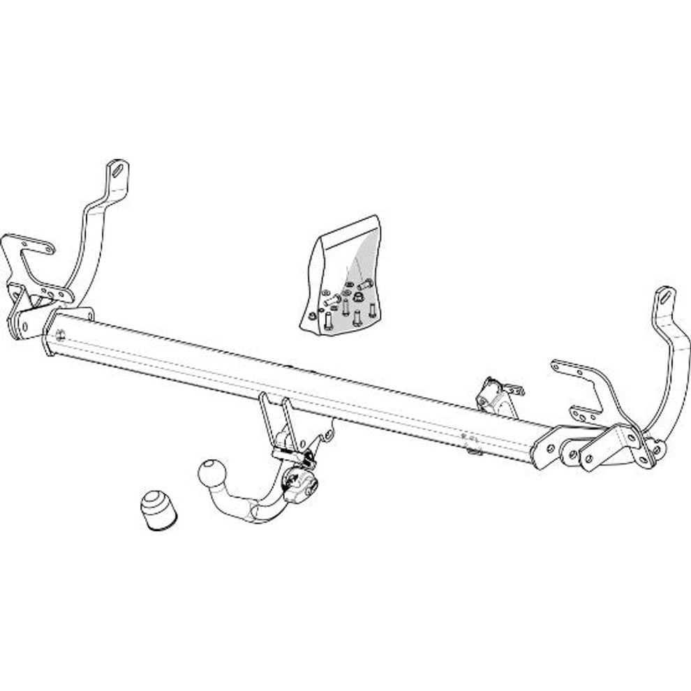 Citroen C5 II (Rd_Td) Detachable Towbar Wiring Harness Included (2008-Current)