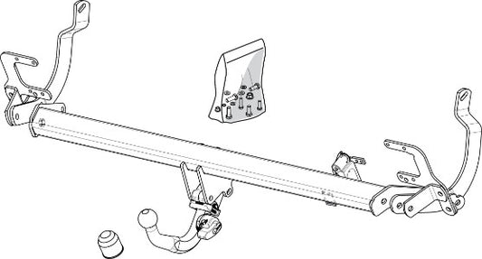 CITROËN C5 II (RD_TD)  Detachable towbar  Wiring Harness Included