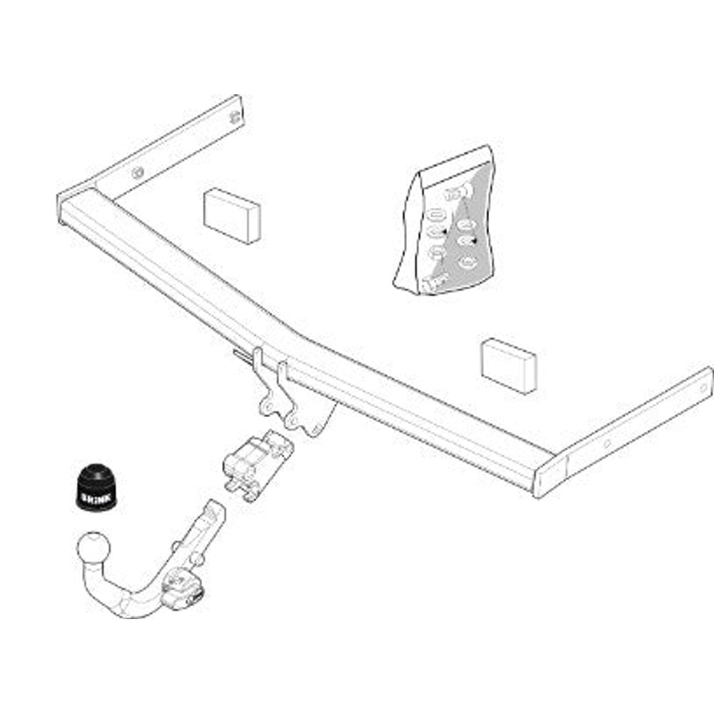 Seat Altea (5P1) Detachable Towbar Wiring Harness Included (2004-2009)