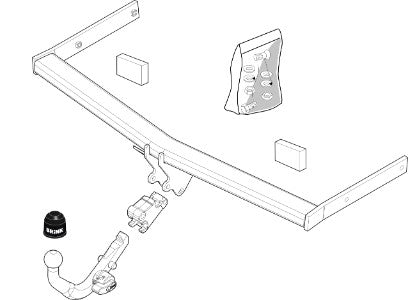 SEAT ALTEA (5P1)  Detachable towbar  Wiring Harness Included