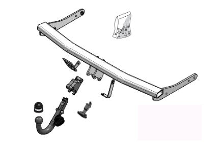 VW PASSAT (3C2)  Detachable towbar  Wiring Harness Included