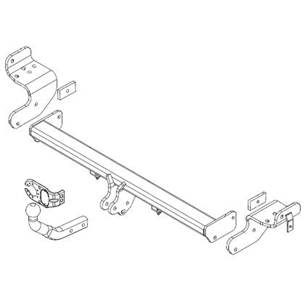 Kia Magentis (Ge) Brink Swan Neck (Fixed) Wiring Harness Included (2006-2010)