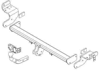 KIA  MAGENTIS (GE)  Saloon  Fixed tow bar, Wiring Harness Included