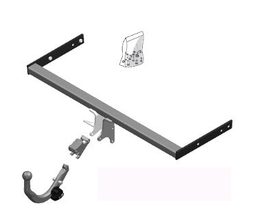 AUDI A3 Sportback (8PA)  Detachable towbar  Wiring Harness Included