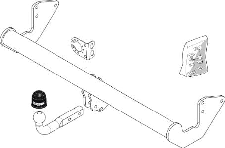 MERCEDES-BENZ VIANO (W639)  Brink swan neck (fixed)  Wiring Harness Included