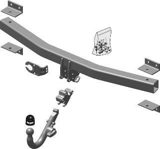 AUDI Q7 (4LB)  Detachable towbar  Wiring Harness Included