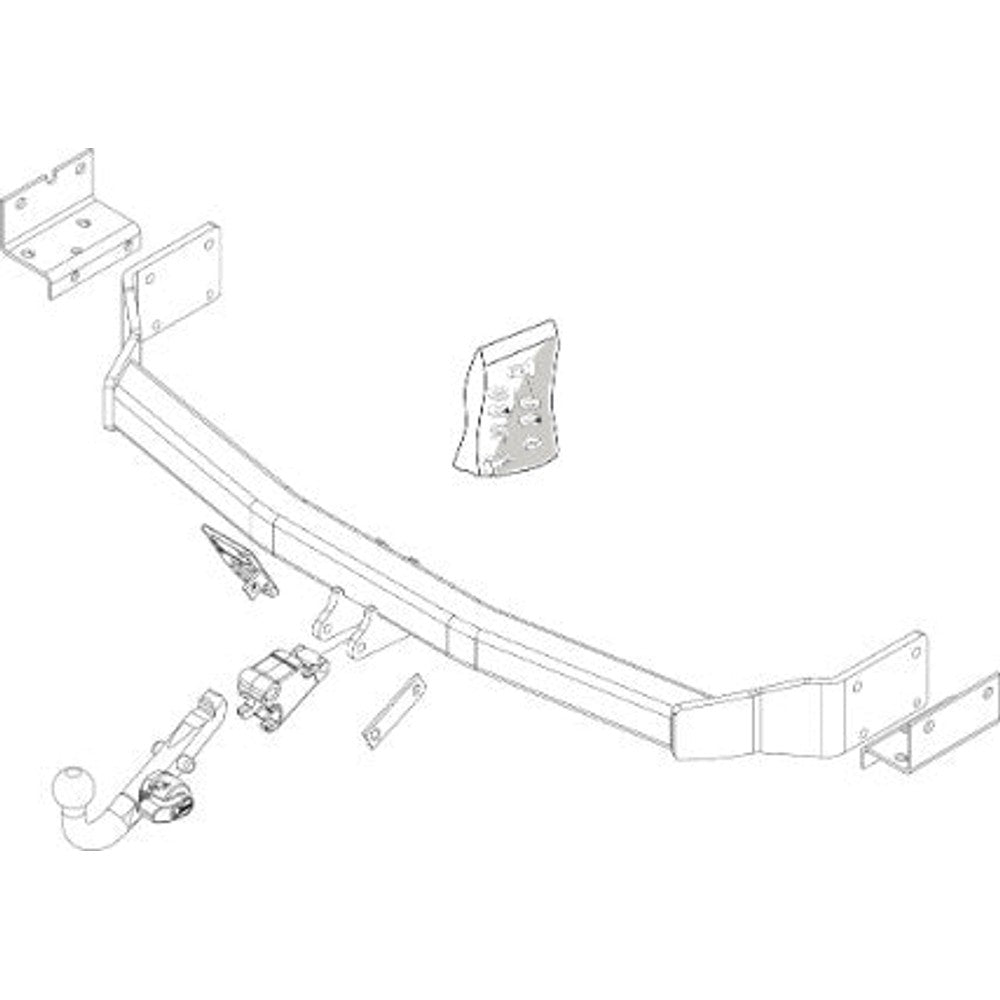 Hyundai Santa Fe II (Cm) Detachable Towbar Wiring Harness Included (2005-2012)