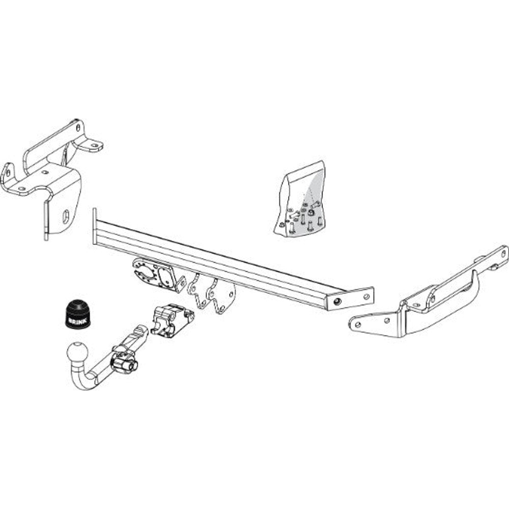 Nissan Murano II (Z51) Detachable Towbar Wiring Harness Included (2007-2014)