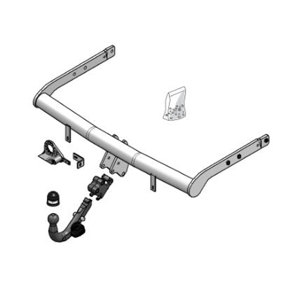 VW Sharan (7M8, 7M9, 7M6) Detachable Towbar Wiring Harness Included (2000-2010)