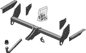 MITSUBISHI PAJERO IV (V8_W, V9_W)  Brink swan neck (fixed)  Wiring Harness Included
