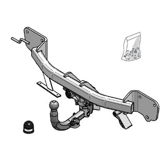 BMW 3 Touring (E91) Retractable Towbar Wiring Harness Included (2004-2012)
