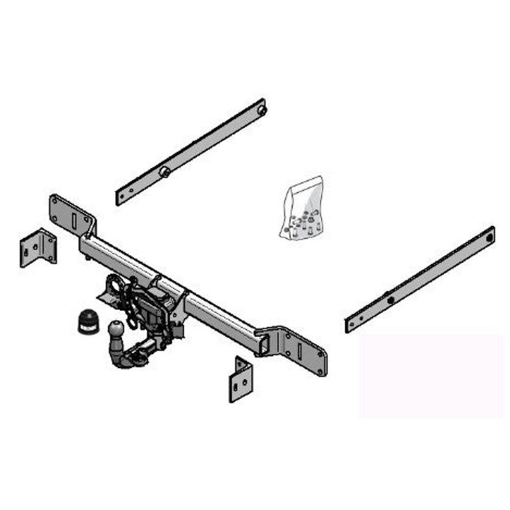 Mercedes-Benz C-Class T-Model (S204) Retractable Towbar Plug n Play Wiring Harness Included (2008-2014)