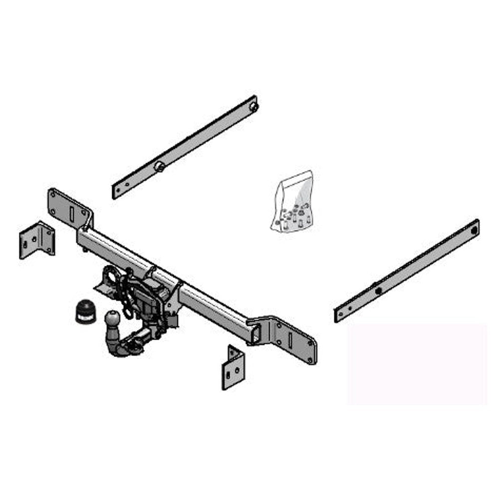 Mercedes-Benz C-Class T-Model (S204) Retractable Towbar Plug n Play Wiring Harness Included (2008-2014)