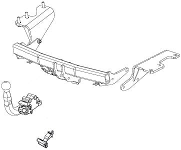 TOYOTA COROLLA VERSO  Detachable towbar  Wiring Harness Included