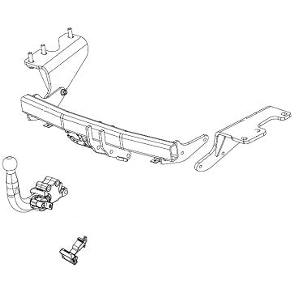 Toyota Corolla Verso Detachable Towbar Wiring Harness Included (2010-2016)