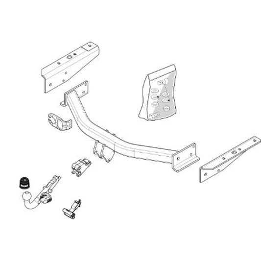 Dodge Nitro Detachable Towbar Wiring Harness Included (2006-2012)