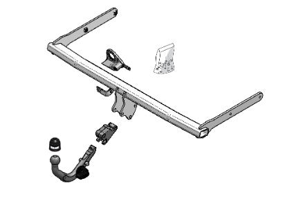 VW TOURAN (1T1, 1T2)  Detachable towbar  Wiring Harness Included