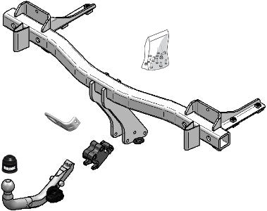 BMW X5 (E53)  Detachable towbar  Wiring Harness Included