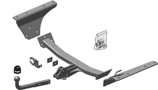 HONDA CR-V Mk III (RE_)  Brink swan neck (fixed)  Wiring Harness Included
