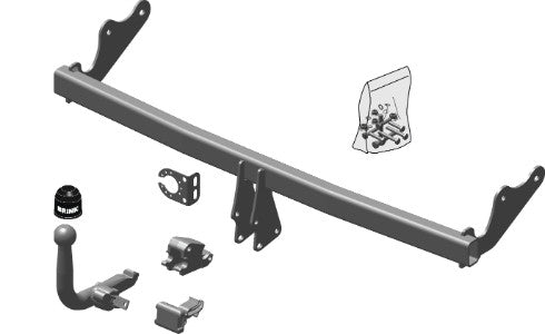 HYUNDAI i10 (PA)  Detachable towbar  Wiring Harness Included