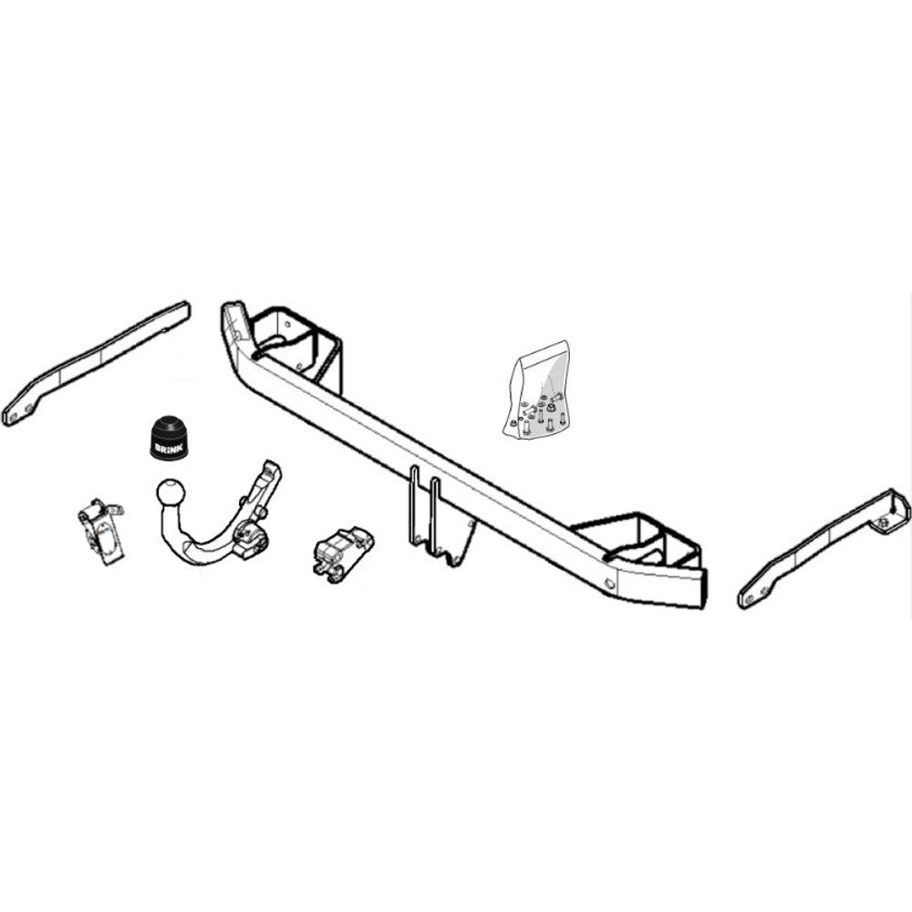 Alfa Romeo Mito (955_) Detachable Towbar Wiring Harness Included (2008-Current)