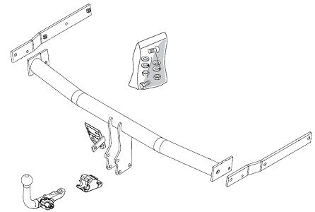 MAZDA 6 (GH1)  Detachable towbar  Wiring Harness Included
