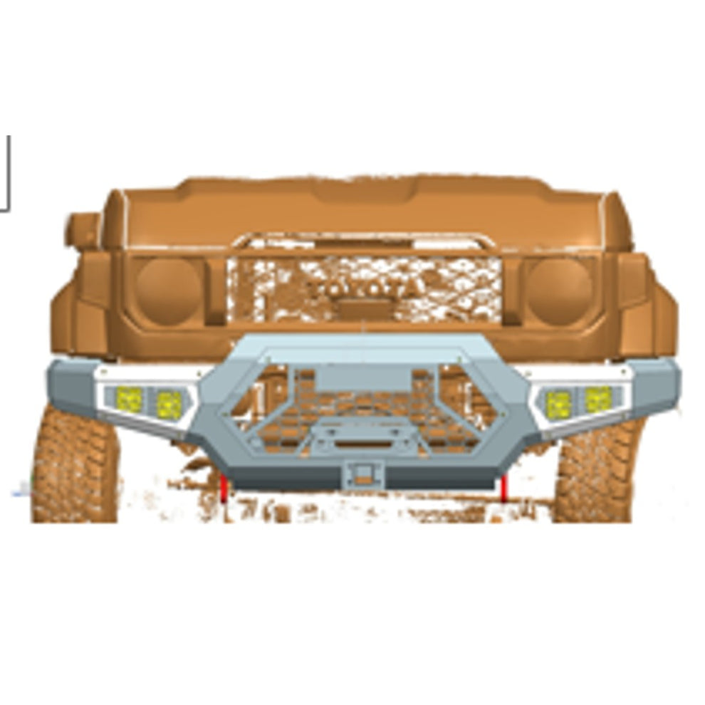 Hybrid Bumper Gen2 Toyota Landcruiser 79 Series (1994-Current)