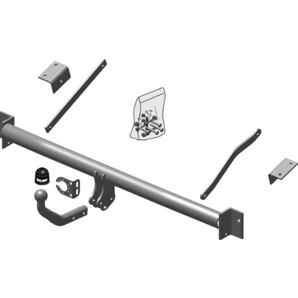 Citroen Berlingo (B9) Brink Swan Neck (Fixed) Wiring Harness Included (2008-2018)