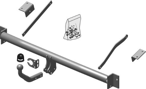 CITROËN BERLINGO (B9)  Brink swan neck (fixed)  Wiring Harness Included