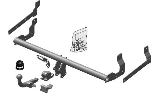 RENAULT SANDERO  Detachable towbar  Wiring Harness Included