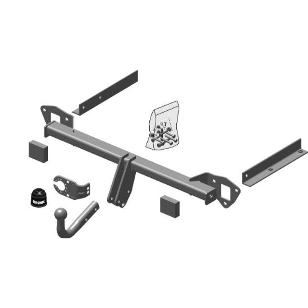 Subaru Impreza Hatchback (GR, Gh, G3) Brink Swan Neck (Fixed) Wiring Harness Included (2007-2012)
