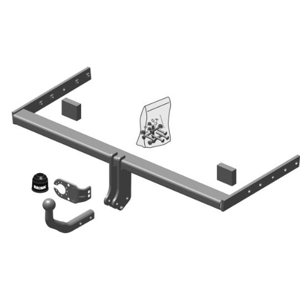 Audi A3 (8P1) Brink Swan Neck (Fixed) Wiring Harness Included (2008-2012)