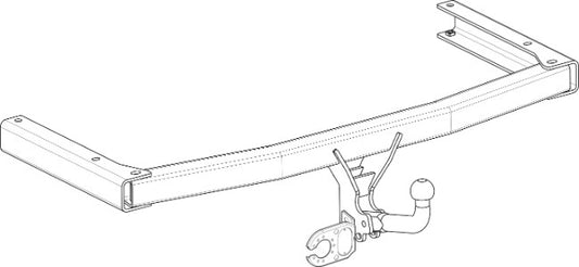 AUDI A6 (4F2, C6)  Brink swan neck (fixed)  Wiring Harness Included