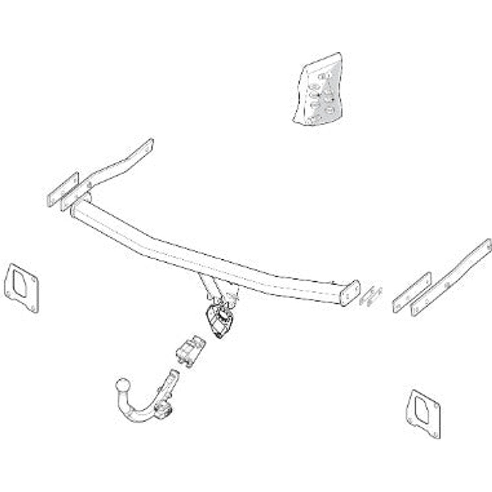 Renault Megane III Hatchback (BZ0_) Detachable Towbar Wiring Harness Included (2008-2016)