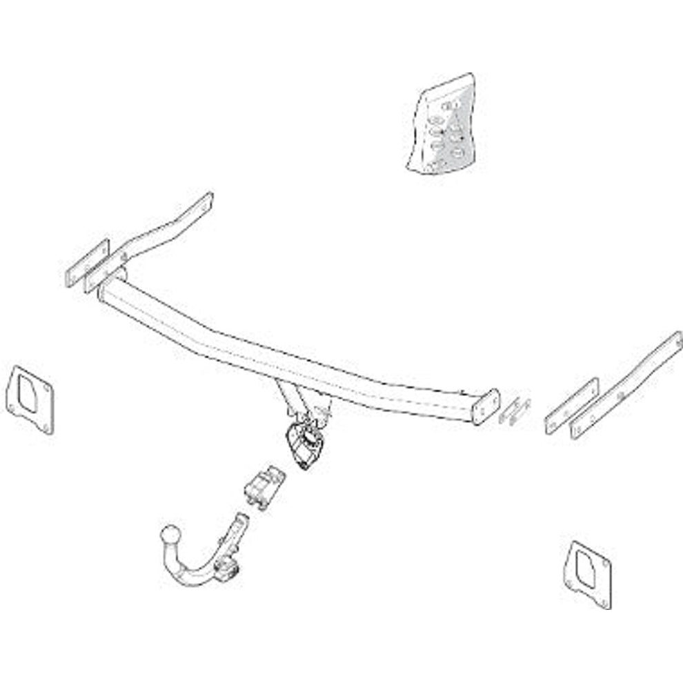 Renault Scenic II (JM0/1_) Detachable Towbar Wiring Harness Included (2003-2009)