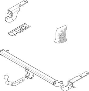 PEUGEOT 308 (4A_, 4C_)  Brink swan neck (fixed)  Wiring Harness Included