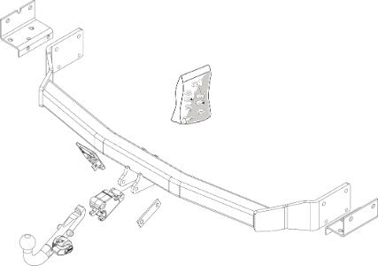 HYUNDAI SANTA FÉ II (CM)  Detachable towbar  Wiring Harness Included