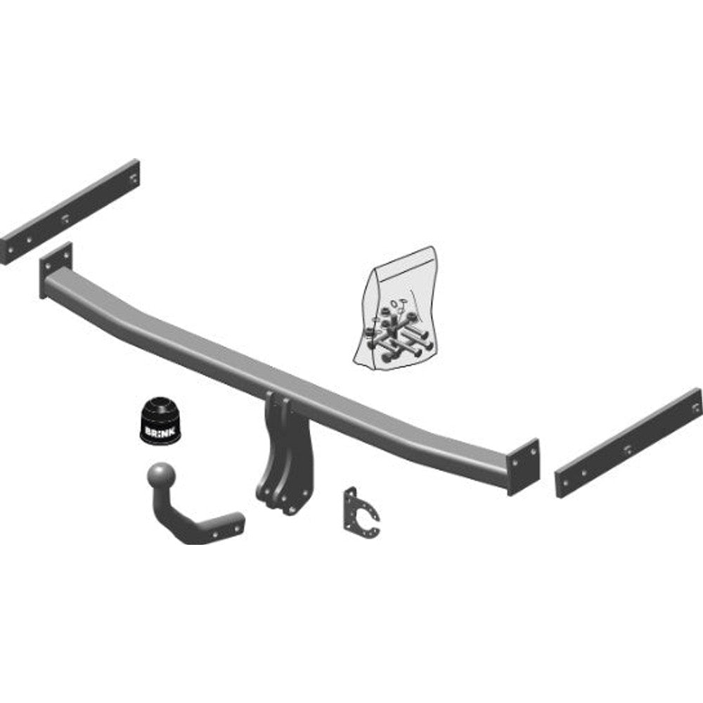 Renault Grand Scenic III (JZ0/1_) Brink Swan Neck (Fixed) Wiring Harness Included (2009-2016)