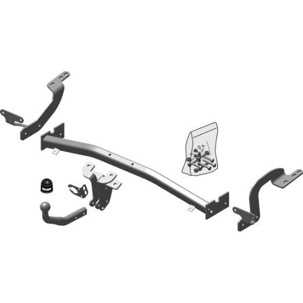 Citroen C4 Picasso I (Ud_) Brink Swan Neck (Fixed) Wiring Harness Included (2006-2013)