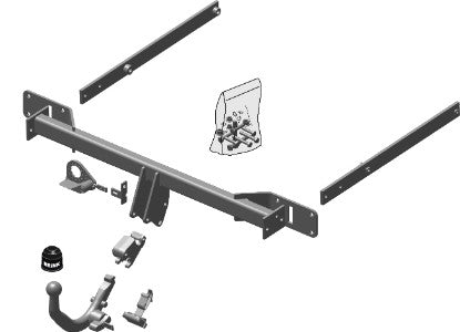 MERCEDES-BENZ C-CLASS (W204)  Detachable towbar  Wiring Harness Included