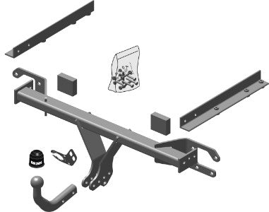 SUBARU LEGACY V Estate (BR)  Brink swan neck (fixed)  Wiring Harness Included