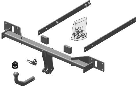 MERCEDES-BENZ E-CLASS T-Model (S212)  Brink swan neck (fixed)  Wiring Harness Included