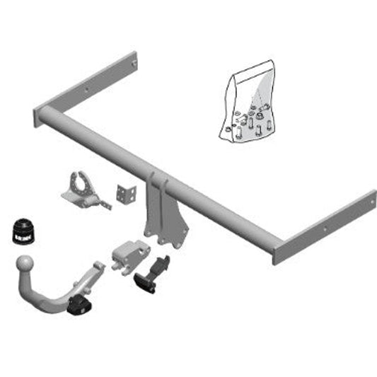 VW Polo Vivo (6R, 6C) Detachable Towbar Wiring Harness Included (2017-Current)