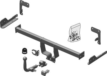 SUZUKI SWIFT III (FZ, NZ)  Detachable towbar  Wiring Harness Included