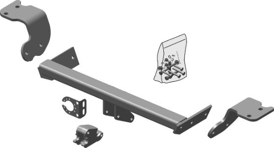 SUZUKI GRAND VITARA II (JT, TE, TD)  Brink swan neck (fixed)  Wiring Harness Included